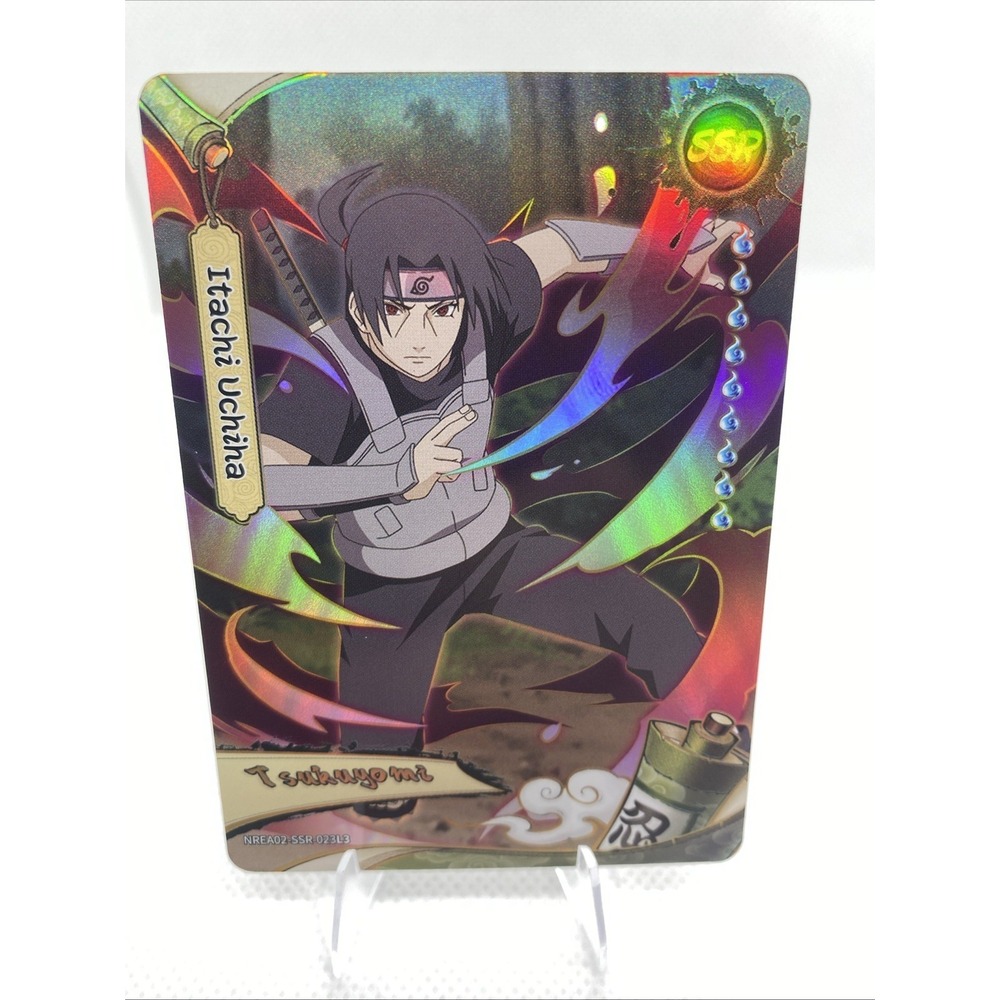 Itachi Uchiha NREA02-SSR-023 Naruto Kayou SSR Foil Trading Card